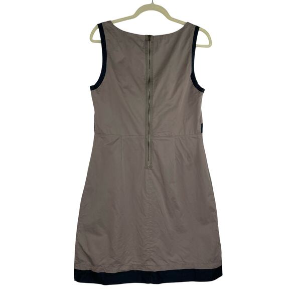 See by Chloe Bow dress blue mauve sleeveless mini 100% Cotton - Picture 3 of 16